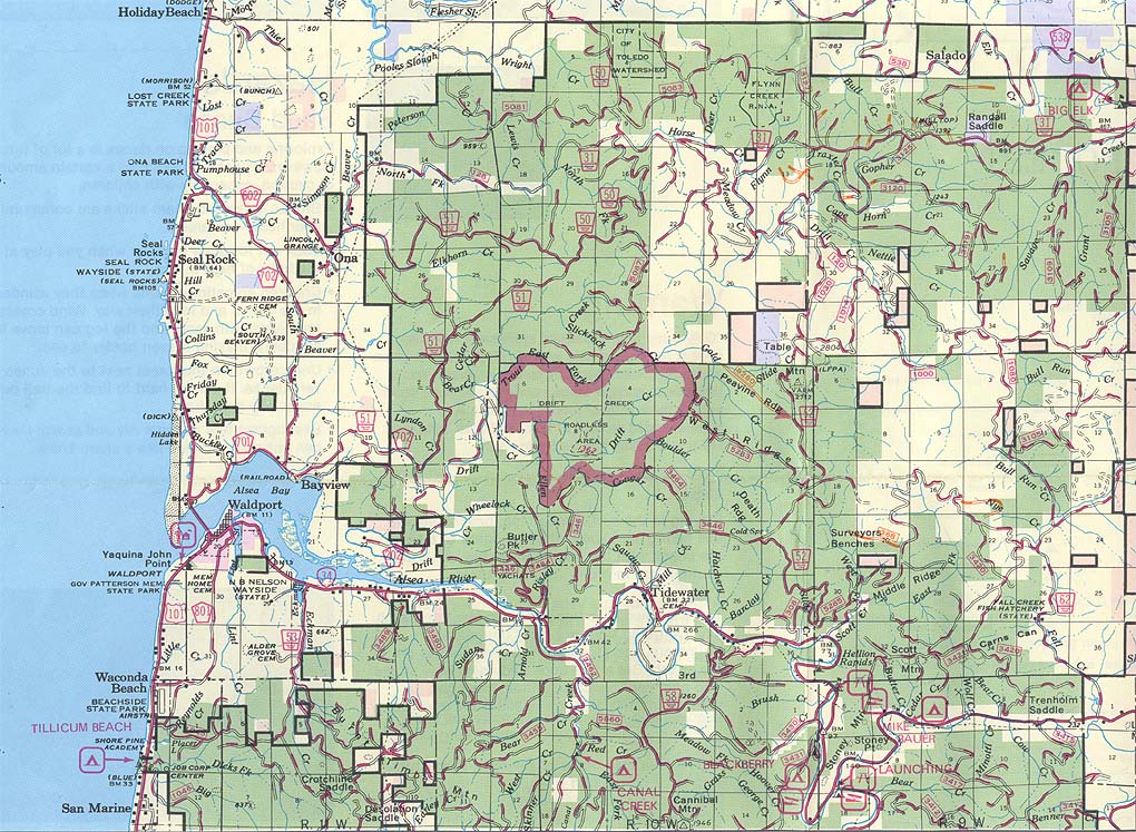 The c2sea TRAIL connects Corvallis and Waldport.