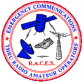 Radio Amateur Civil Emergency Service logo and hyperlink