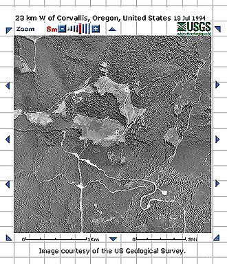 Hyperlink to Microsoft's TerraServer.com a source of U.S. Geological Survey maps and aerial photographs online.